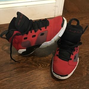 Red Air Jordan's for Kids